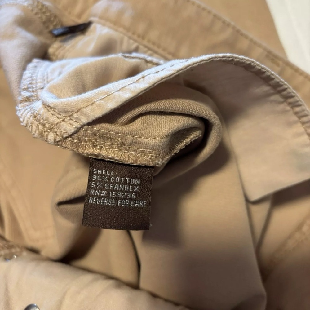 J.McLaughlin Lexi Jeans Sz 6 Tan Slim Ankle Mid Rise Stretch Denim Pants - Picture 5 of 5